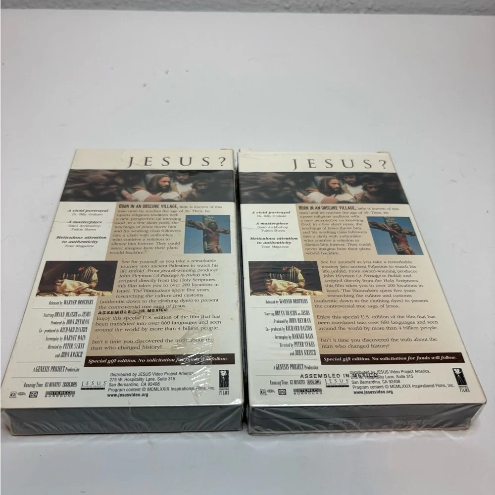 Jesus VHS Tapes Set